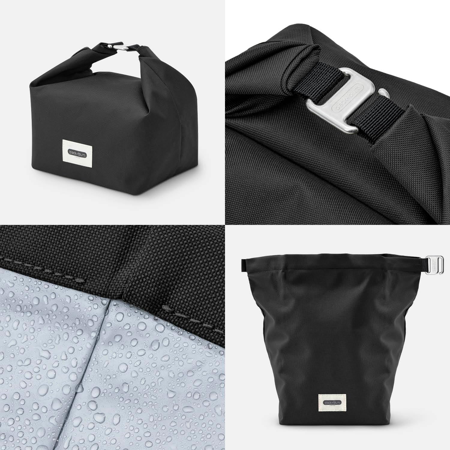 BLACK+BLUM Insulated Lunch Bag 6.7L - Recycled Roll Top