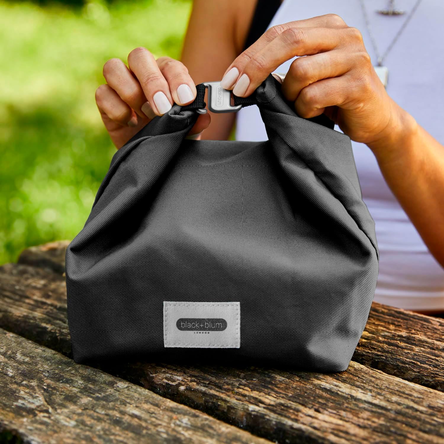 BLACK+BLUM Insulated Lunch Bag 6.7L - Recycled Roll Top