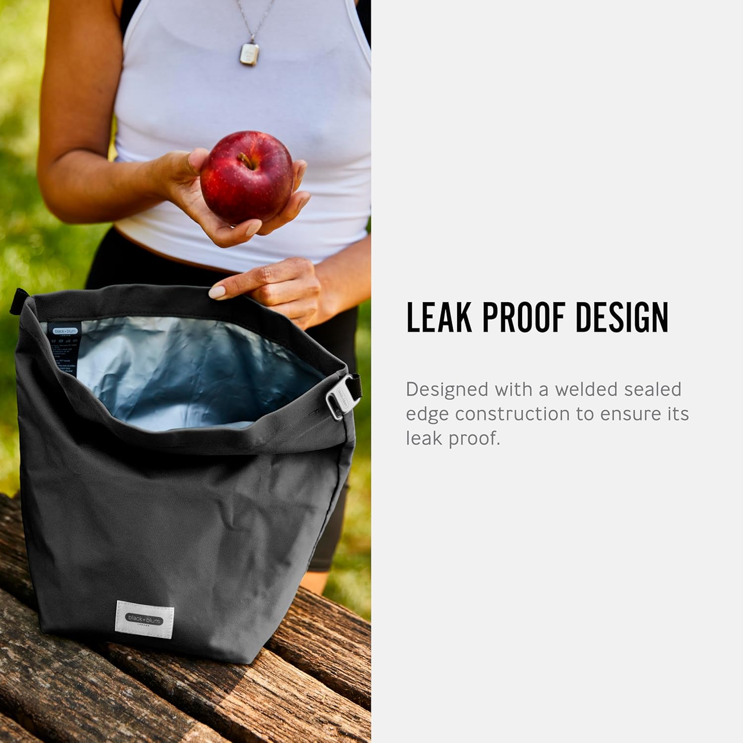 BLACK+BLUM Insulated Lunch Bag 6.7L - Recycled Roll Top